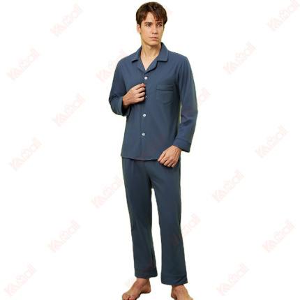 men pajama set simple natural
